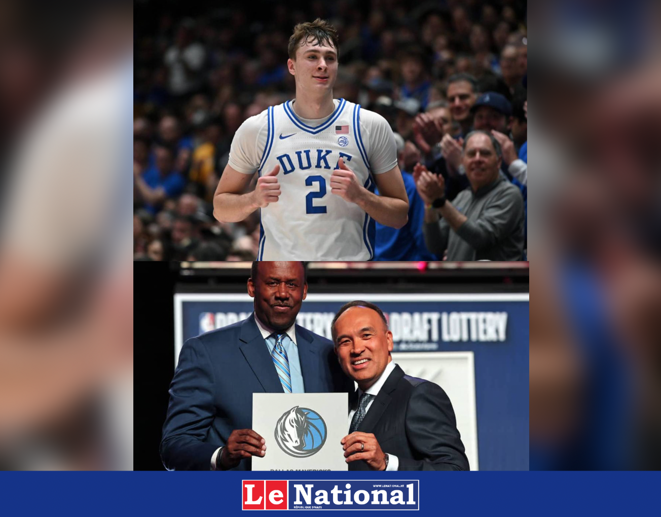Le premier choix de la Draft NBA revient à Dallas